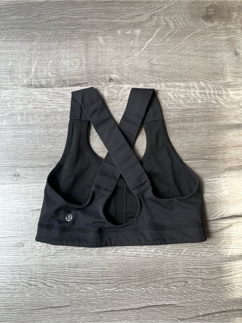 lululemon athletica Black Crisscross Back Sports Bra